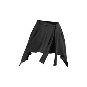 와이존과 힙을 커버해주는 여성 랩스커트 엉덩이가리개 요가 필라테스 레깅스 필치마 바지 커버업