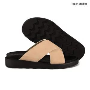 홀릭메이커 남성 둥근코 캐주얼 베이직 슬리퍼 HBM074사무실실내화 남자 둥근 사무실화