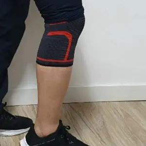 헬스 무릎보호대 등산 러닝 니슬리브 아대 레드M 1개