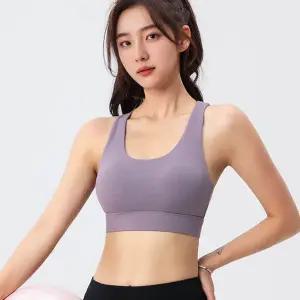 여자 더블 엑스 스포츠 런닝 헬스 브라탑 요가복나시 탱크 상의 여성운동 끈나시 필라테스상의