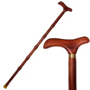 홍화자목 원목 고급 지팡이할아버지선물 할머니 노인용 나무 마호가니 어르신