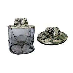 메쉬망 벌레차단 방충망 밀리터리 모자