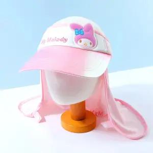 마이멜로디 차양 썬캡나들이모자 어린이썬 여아썬 소풍선 운동회 키즈 플랩 비치 썬캡 어린이