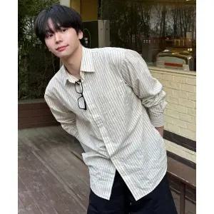 마인드브릿지 ON스트라이프 오버핏 셔츠 - 3color MZWS61A2MZWS61A3