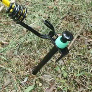 P1 타프 텐트 단조팩 고정핀 블랙 30cm