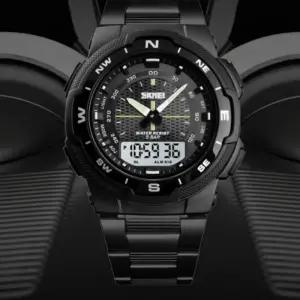 손목시계 디지털 전자 남성 군인 러닝 운동 학생 패션 LED 디지탈