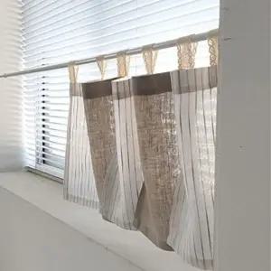 콤비피스 바란스창문커튼 미니 커텐 커펜 면바란스 장식용 인테리어