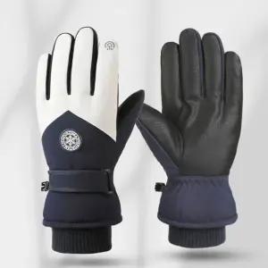 남성 여성 겨울 스포츠 스키 보드 외출 장한 장갑 스노우 보온 벙어리 여자 방수 방한 남자 터치 아웃도어