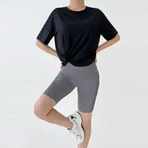 사이드슬릿 스포츠 커버업 반팔 루즈핏요가티 필라테스 여성셔츠 상의 에어로빅복 롱슬리브 운동 기능성셔