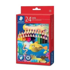 스테들러 루나 점보 색연필 24 139C24수채 학생 세트 채연필 미술 그림 학습용 교육용