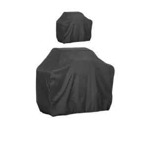 비와 먼지로 부터 그릴을 보호해주는 방수 커버 X 2개화로대 UV차단 효과 방풍 미세한방지 웨건 휠체어 유