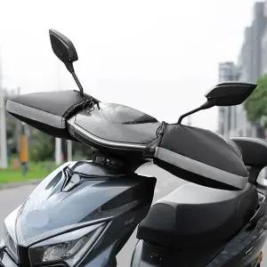 겨울 스쿠터 방한핸들커버 라이딩보온 투명 세트 보호 방풍 오토바이 바람막이 방수 한파대비 용품 더용품