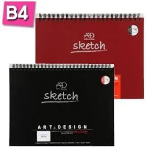 아트앤 S1026 검정 양장 스케치북 B4 튜닝 80장미술 전문가 화방용품 문구 그림 전문가용 준비물