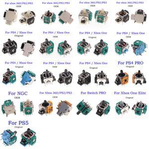 [호환품]PS5 PS4 PRO 슬림 PS2 PS3 Xbox 360 NGC 컨트롤러 3D 로커 조이스틱 축 아날로그 센서 수리 부품