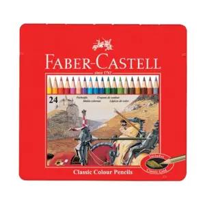 파버카스텔 일반 유성 색연필 24 틴케이스미술 다용도 학생 수업 건축가 디자이너 스케치 그림