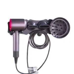 SMJ 드라이기 벽걸이거치대 고급단일형 무타공헤어 어꽂이 어거 홀더 선반 수납