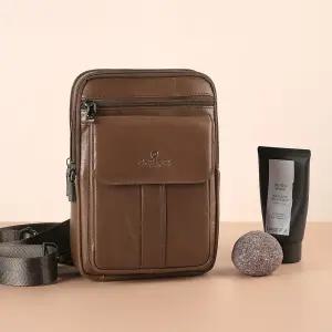 YB_C1403 가죽남성크로스백남자가방 패션 캐주얼 끈가방