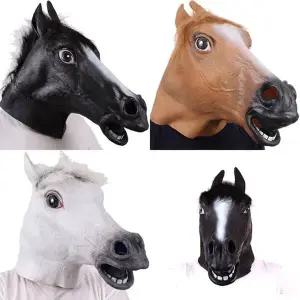 TBZ 축제파티소품 말 동물분장 연극가면 행사가면 인싸템