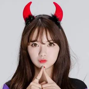 TBZ 축제체육대회 귀여운 악마뿔 헤어머리띠 생일파티