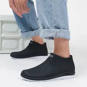 운동화 스타일 레인슈즈 플랫 장화 방수신발 남자