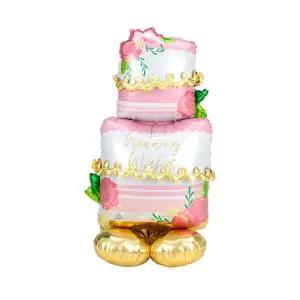 에어벌룬은박풍선 웨딩케이크 생일 파티 장식화려한풍 브라이덜샤워 신부풍 홈풍 기념일풍 예쁜풍
