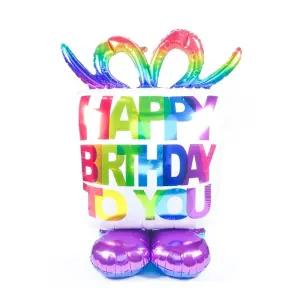 PW 에어벌룬은박풍선 스데이프레젠트 생일 파티컬러풍 용품 홈파티 용풍 은선 생파장식품 파티풍 장식풍 칼