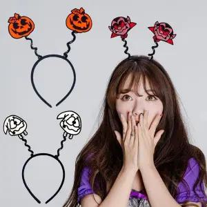 TBZ 할로윈소품 캐릭터스프링 파티머리띠 행사용품