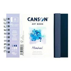 캔손 아트북 몽발 A5 트래블 300g 수채 풍경 일러스트드로잉 야외스케치 스케치 패드 화스케치 아트