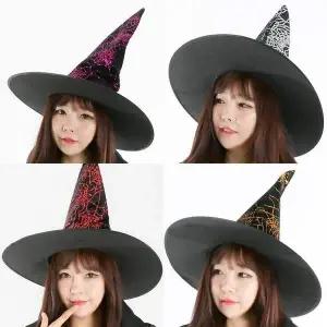 TBZ 할로윈소품 고급거미 파티 마녀모자 파티용품 코스튬