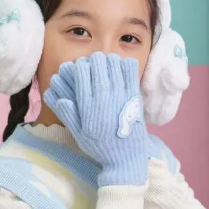 시나모롤 어린이 장갑 빼꼼 핑거 스마트폰 터치 데일리장갑 따뜻한 휴대폰 아이 유아 아동 귀여운 겨울 패