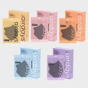 에어데이즈 보건용 마스크 KF94 블랙 x 30매입국산 대형 용마스크 인증 안심 방역용품 먼지 세트 새부리