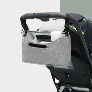 라온파인 유모차 가방 오거나어저 기저귀 수납가방걸이 거치대 바구니 정리 악세사리 고리