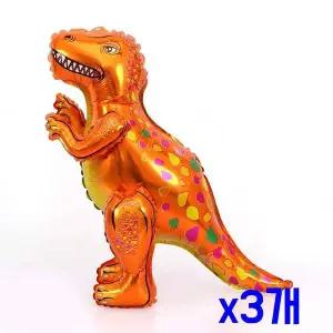 TBZ 브라운 티라노사우루스 장식데코 은박풍선-대 x3개