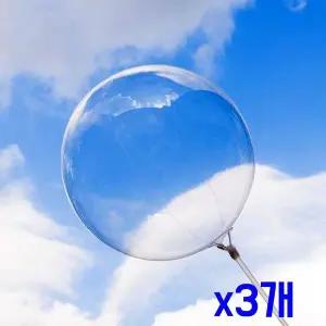 TBZ 투명클리어 PVC풍선(광폭30cm) 낱개5개 x3개 깜짝행사