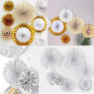 [셀러에이드]TBZ 파티장식용품 환타스틱 팬세트 8개입 할로윈파티소품