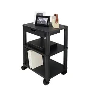 프린터 받침대 다용도 스탠드 이동식 카트 3단형서랍 팩스 복합기 사무용품 선반 프린트다이 거치대