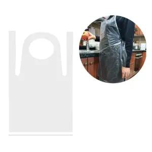 일회용앞치마 200매 위생앞치마 병원 방수 김장용 어린이집 유치원 원예 주방용 클린 업소용 비닐