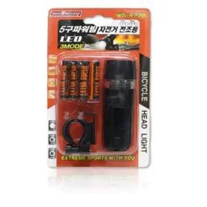 자전거 전조등 안전등 LED 등 라이트 점멸등 램프 5구