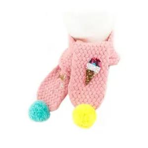 아이스크림 여아 머플러 목도리 넥워머 워머 토시어린이 방한 어린이퍼 털도리 키즈