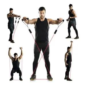 저항밴드세트 라텍스 튜브 요가 휘니 필라테스기구 홈트 고무 용품 루프 운동 탄성 포츠 튜빙 실내 웨이