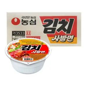 농심 김치 사발면 86g (컵라면/24개/BOX)