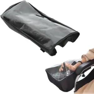 노인 장애인을 위한 전동 휠체어 조이스틱 커버 - 파워체어 암 컨트롤 패널 PVC 프로텍터 방수 기능으로 비