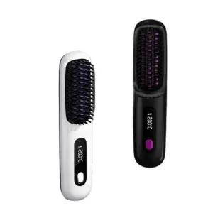 무선 온도 조절 매직 콤보 브러쉬 고데기 세트미용고 브러시고 브러쉬고 케라틴코팅빗고 고데 전고