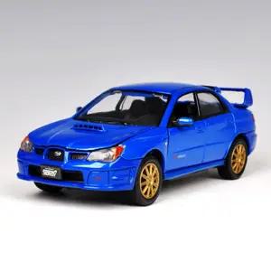 모터맥스 1 24 스바루 임프레자 WRX STI (73330BL)고급자동차모형 명차 키덜트장난감 수집용 장식용미니카