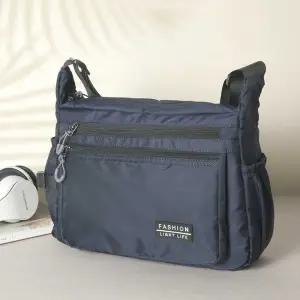 캐주얼무드 사이드 오픈포켓 멀티 지퍼 수납 크로스백대학생메신저 밀리터리 남자핸드폰가방 캔버스 남성미