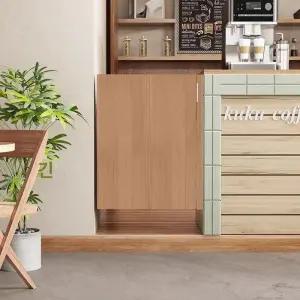 스윙 도어 주방 중문 카우보이 양문형 인테리어 출입문 부엌 하프도어