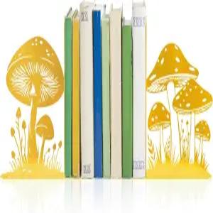 귀여운 버섯 장식 북엔드 독특하고 스타일리시한 책엔드 방수 및 내구성이 뛰어난 완벽한 사이즈 애호가를