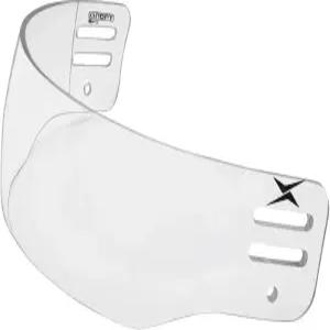 트론엑스 S40 통풍 컷 하키 헬멧 클리어 바이저 긁힘 방지/안티 김서림 CE 인증