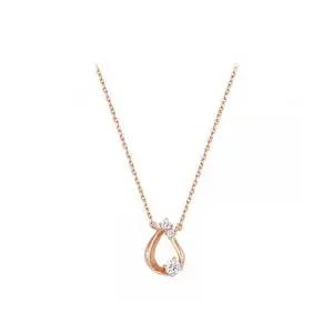 매장정품 TirrLirr 샤이닝 드롭 실버핑크 목걸이 TNSSVP13610S