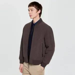 백화점 헤지스 25 남성 포켓배색 퀼팅 블루종 점퍼 HZJU5D331S2